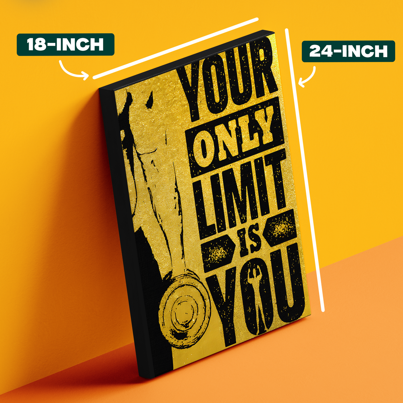 Your Only Limit Is You Yellow Poster