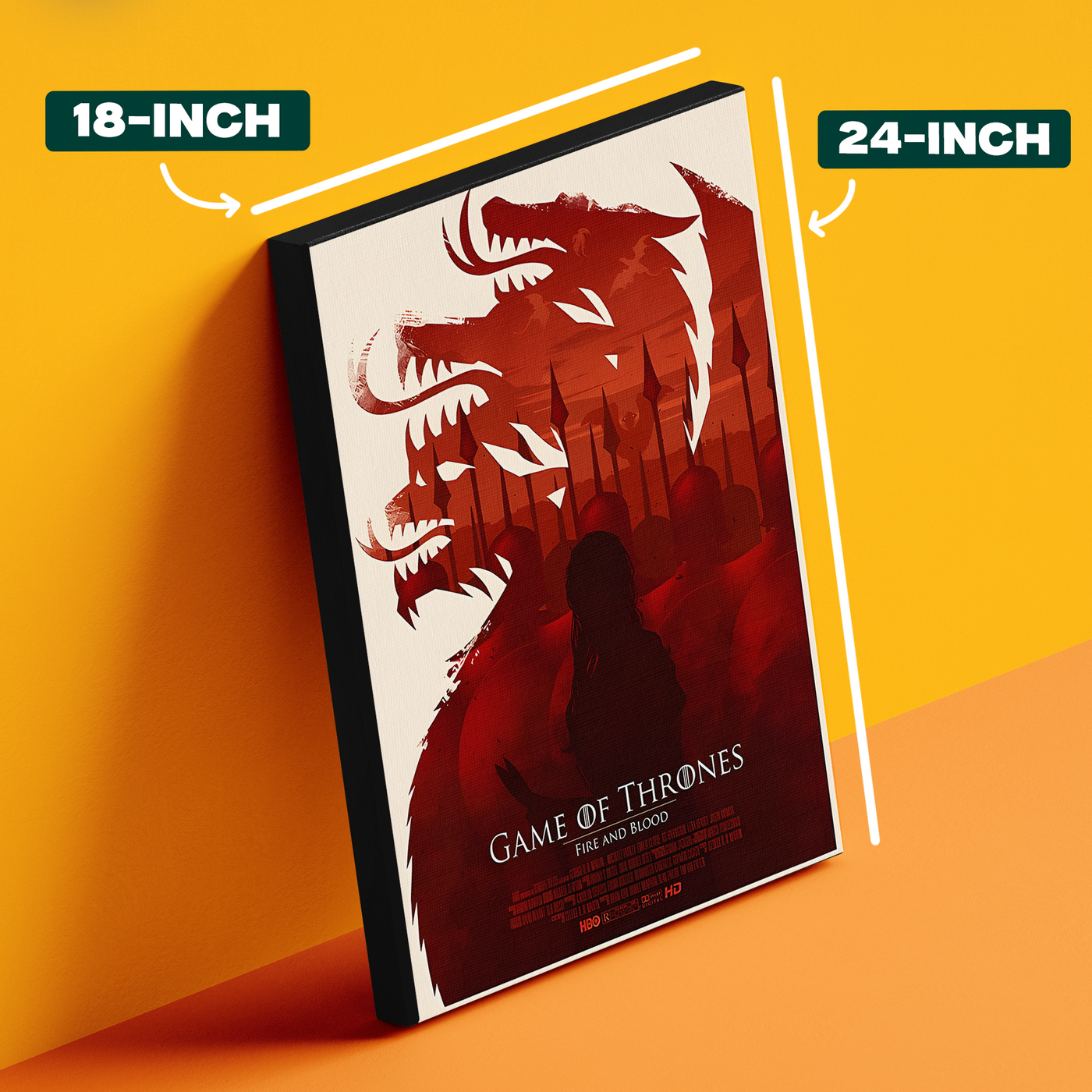 Game of Thrones Dragon Poster