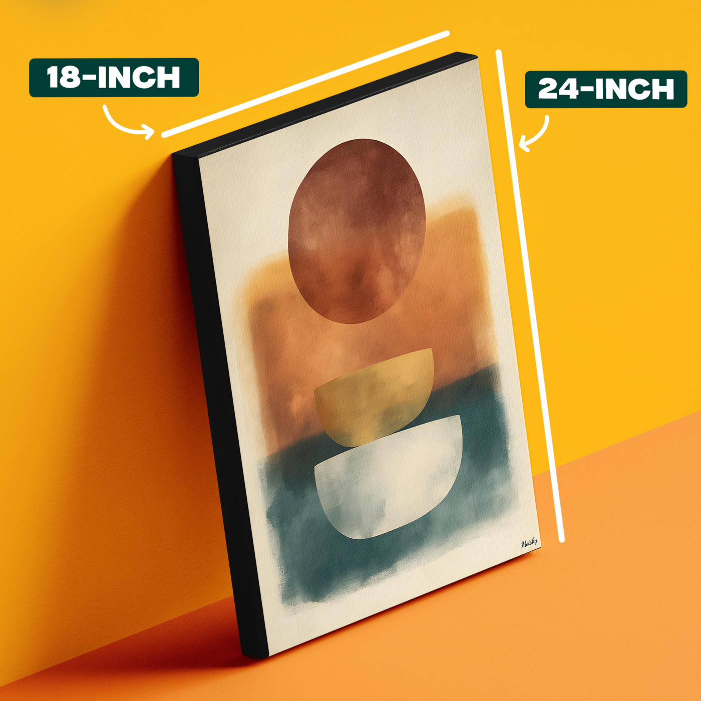 Abstract Balance Stones Poster