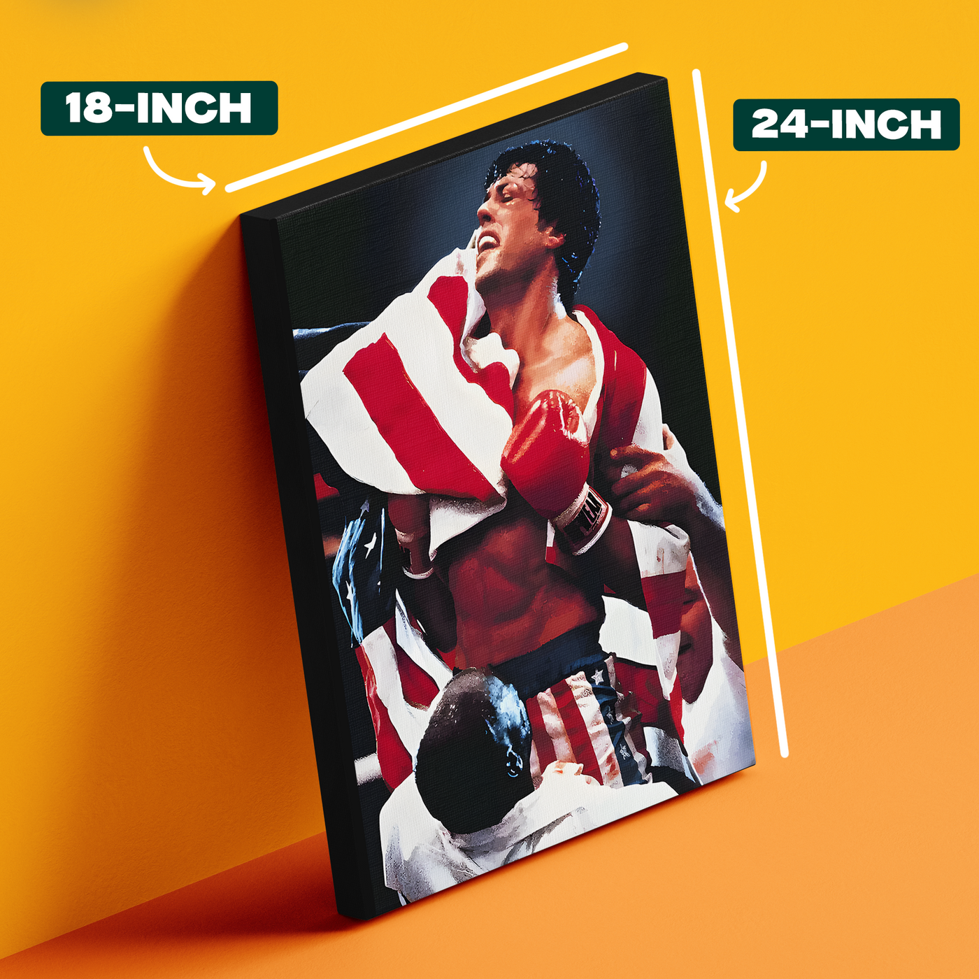 Rocky Style Boxing Poster
