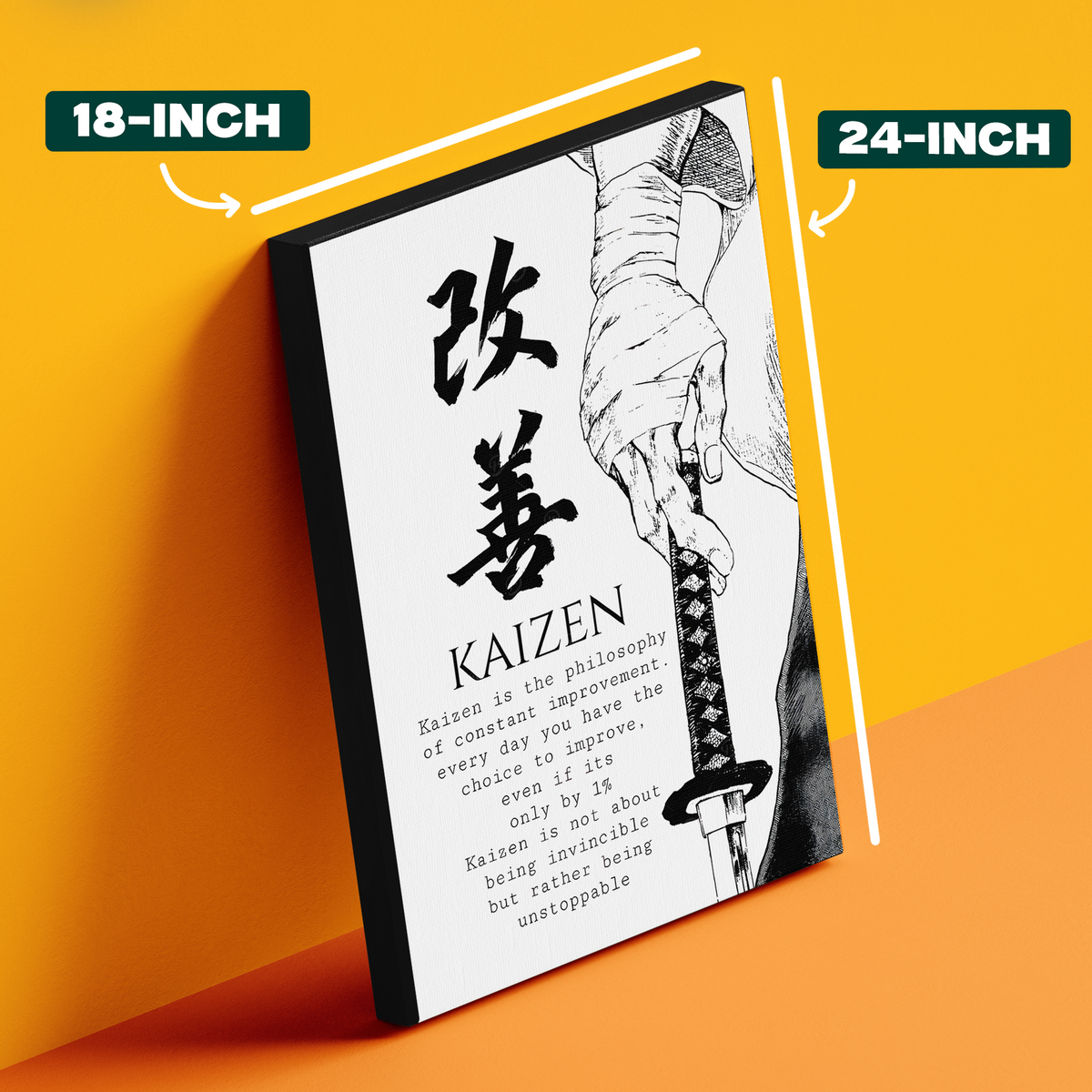 Kaizen Text Poster