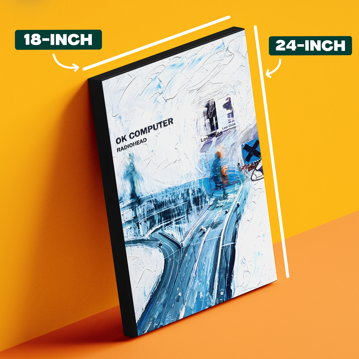 OK Computer Radiohead City Poster