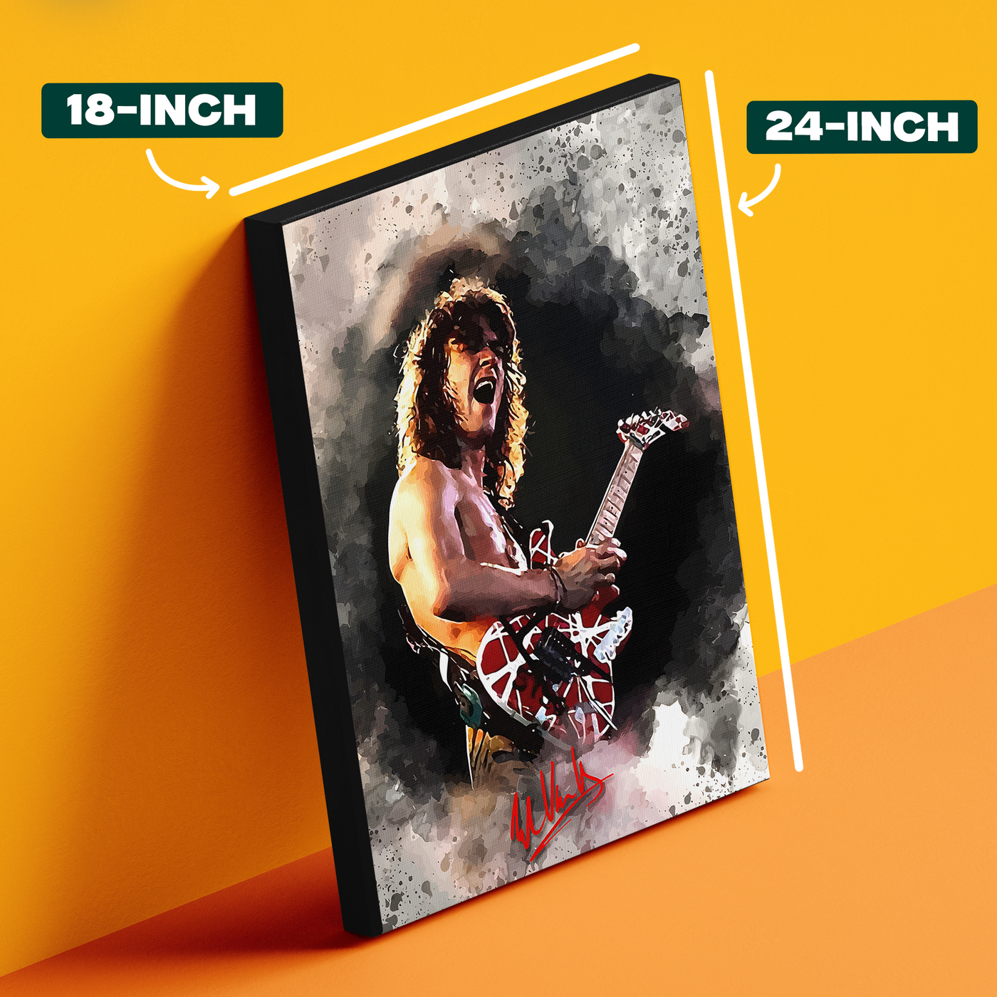 Eddie Van Halen Performance Poster