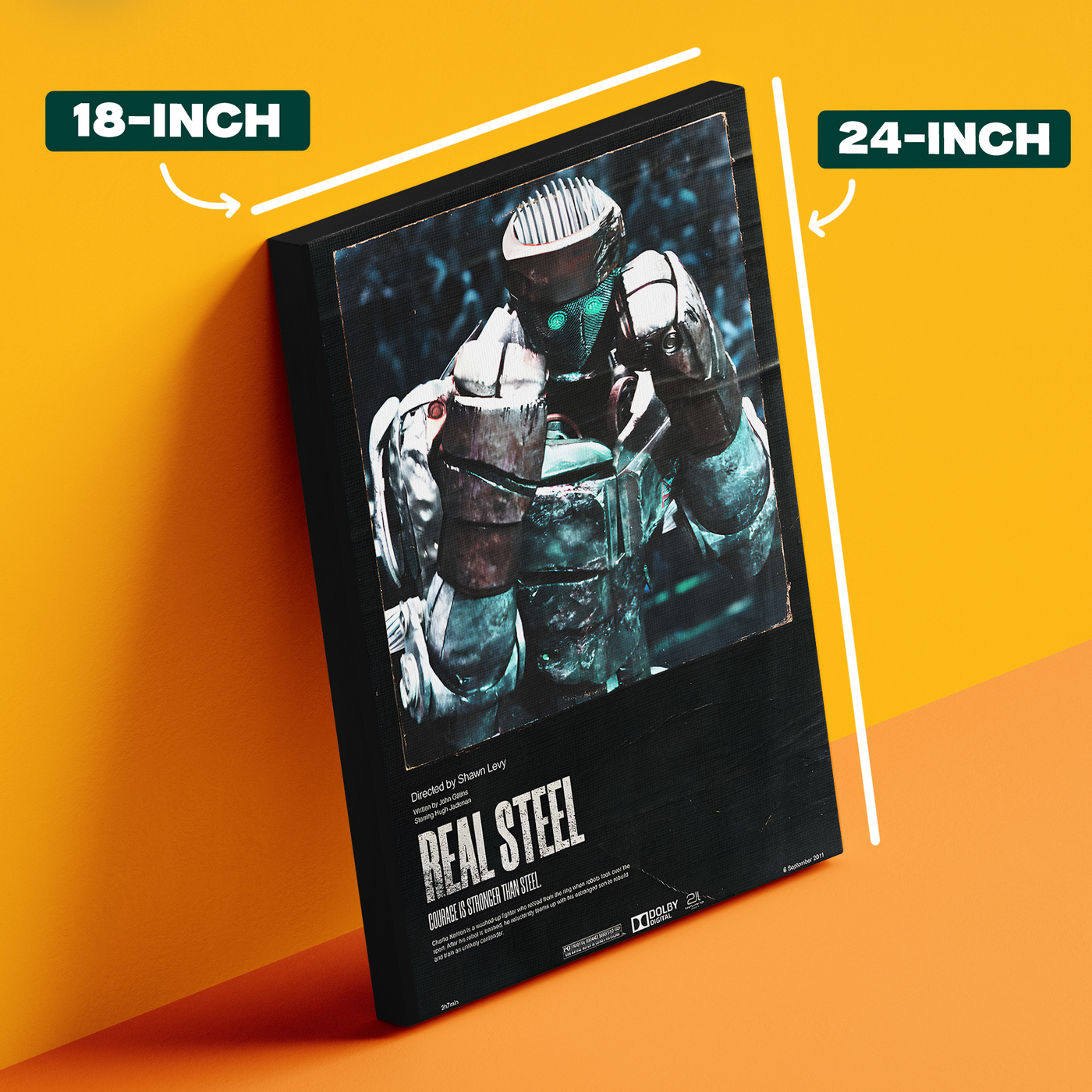 Real Steel Boxing Gloves Poster