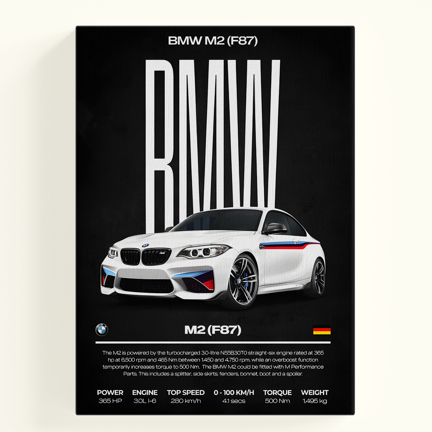 BMW M2 (F87) Poster