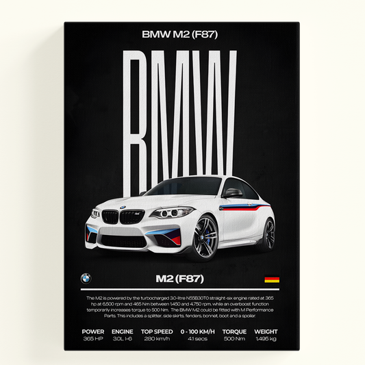 BMW M2 (F87) Poster