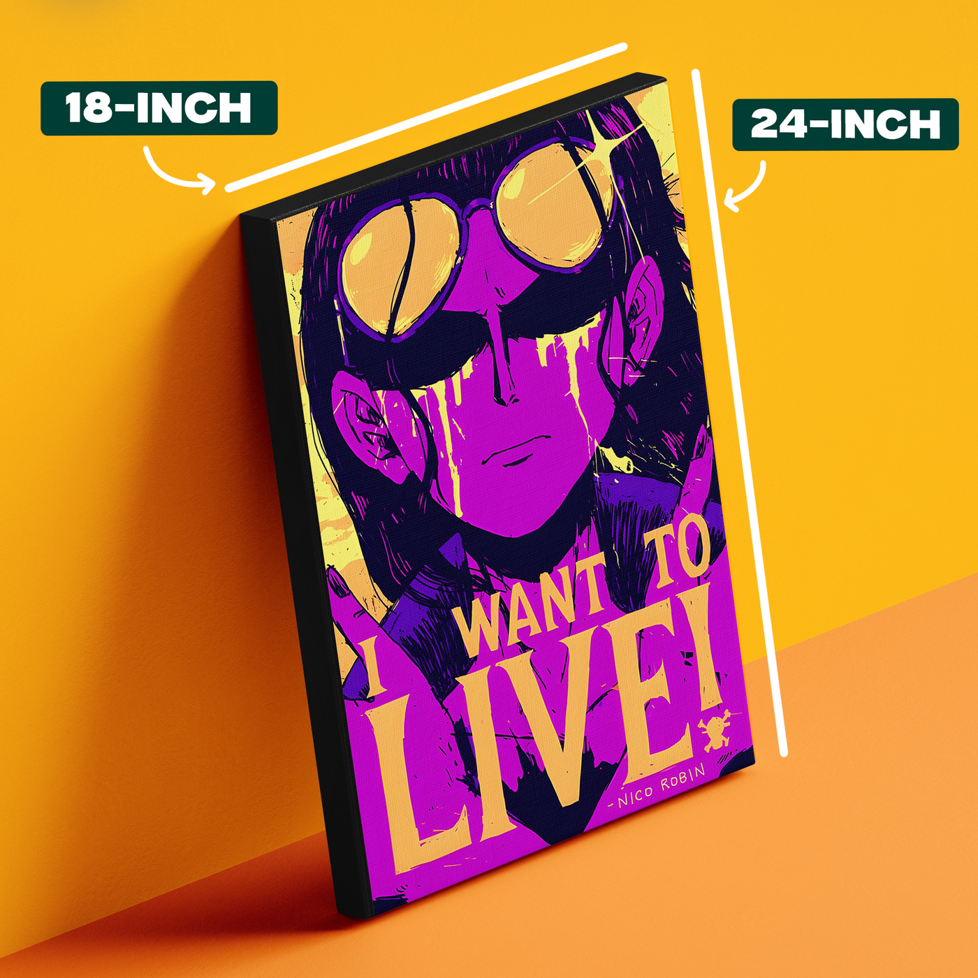 One piece Robin Live Poster