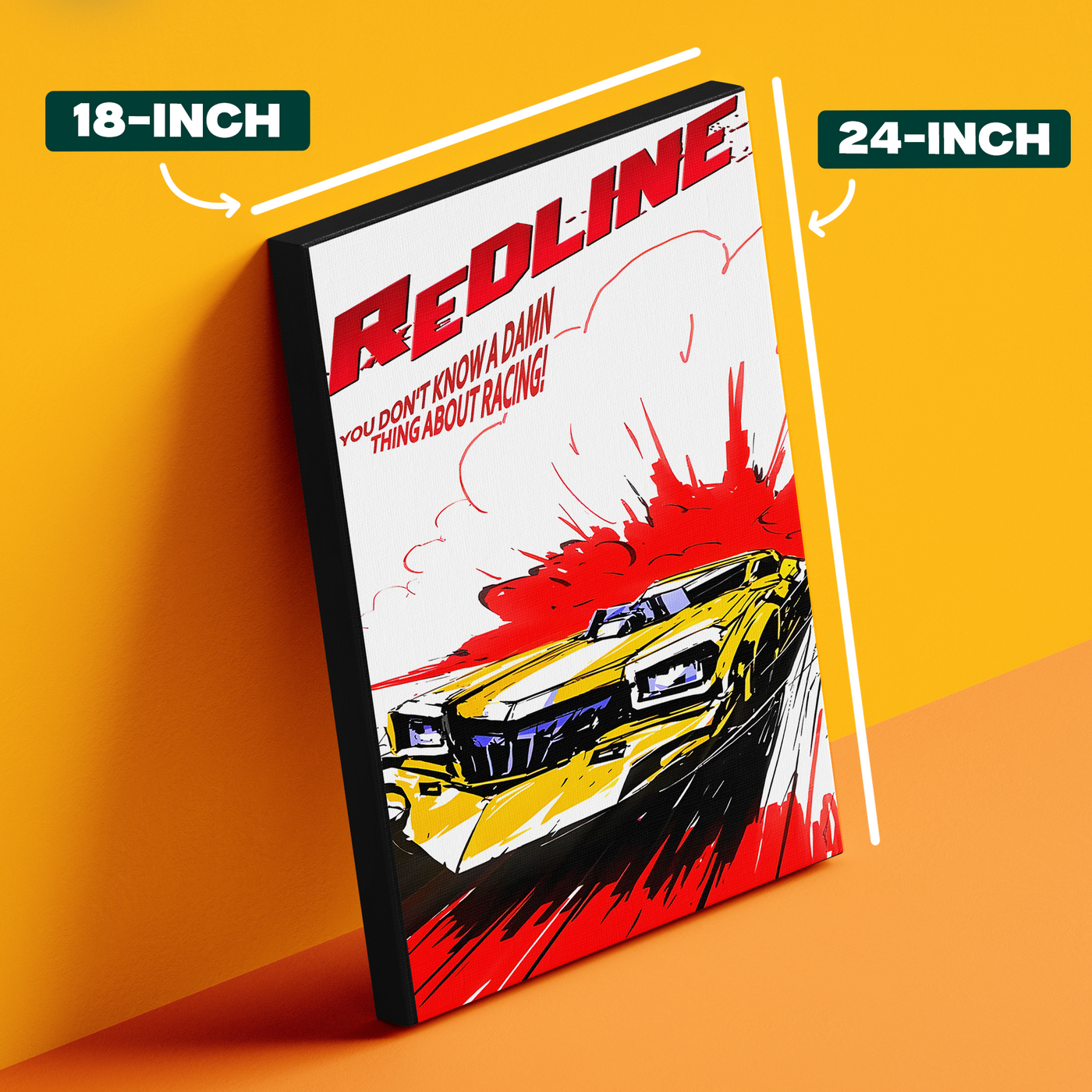 Redline Car Poster