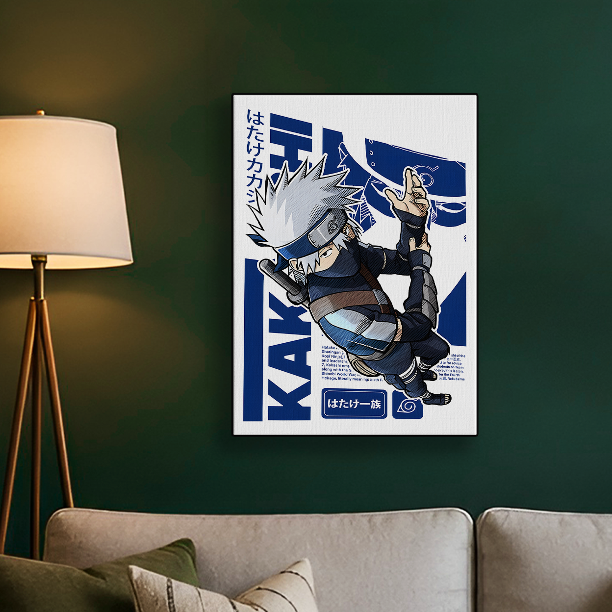 Kakashi Blue Poster