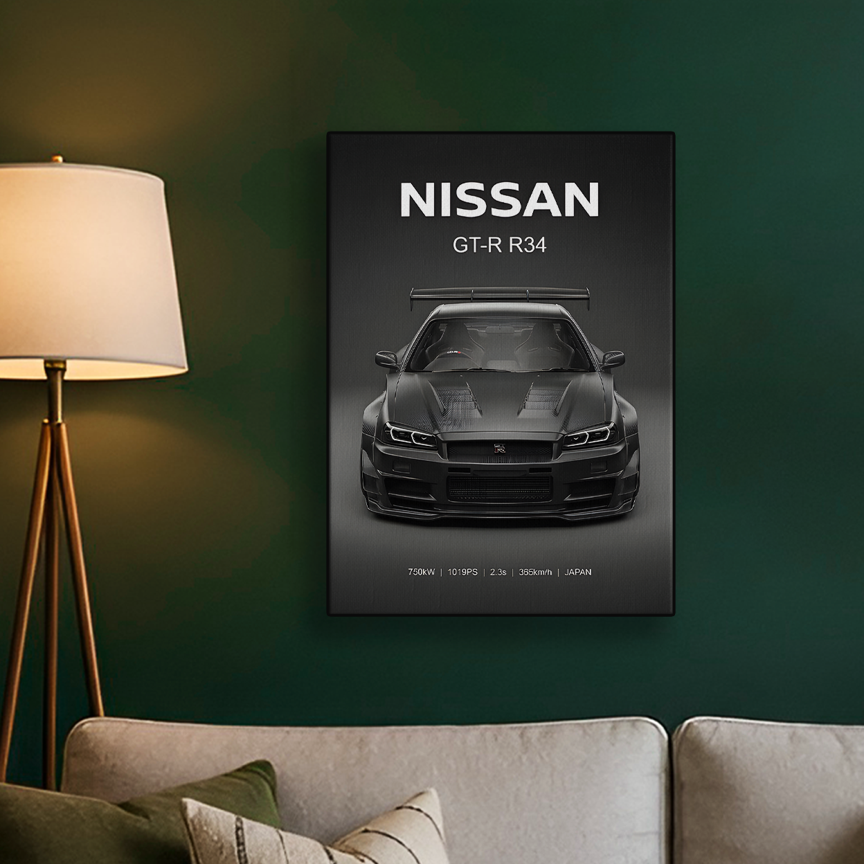 Nissan GTR R34 Poster