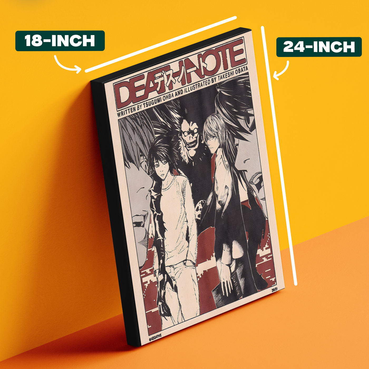 Death Note Old Newspaper style Poster