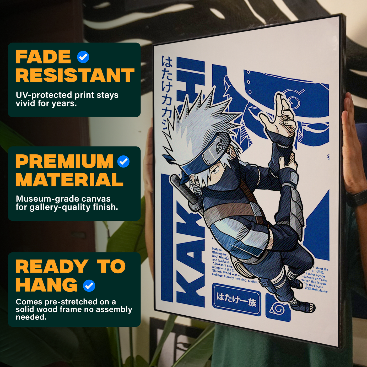 Kakashi Blue Poster