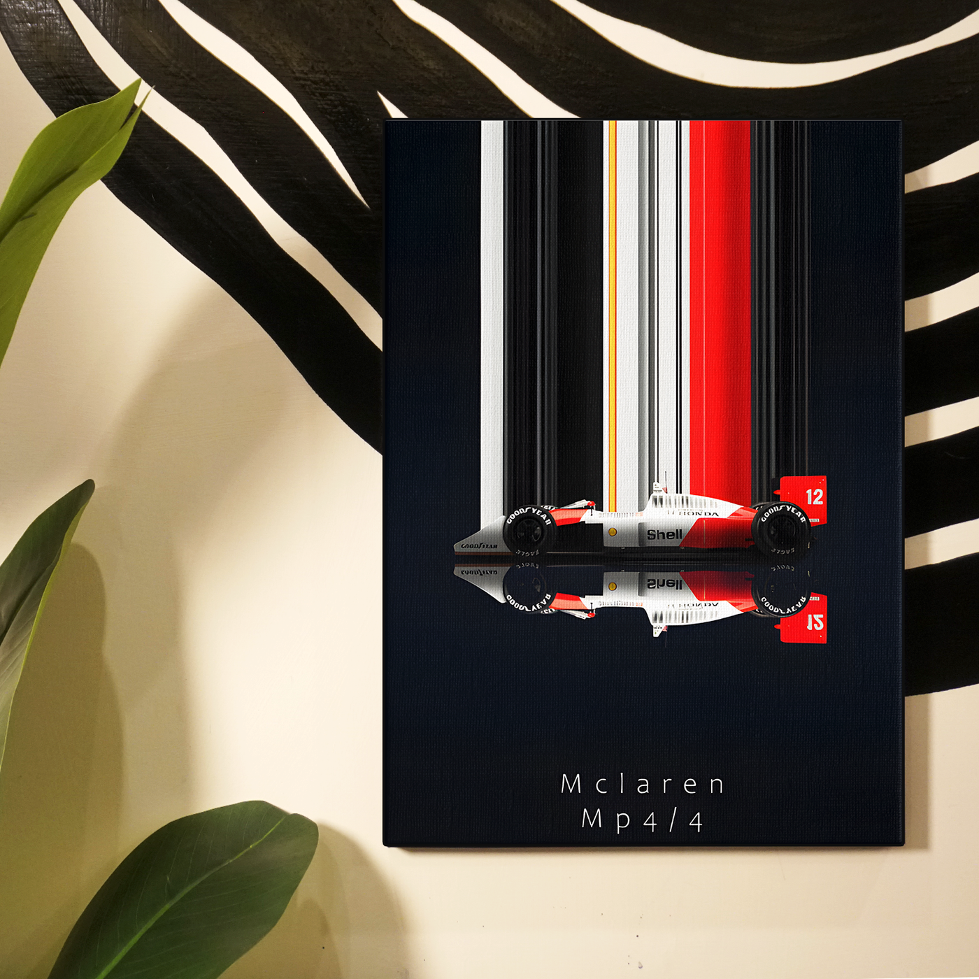 McLaren Abstract Stripes Poster