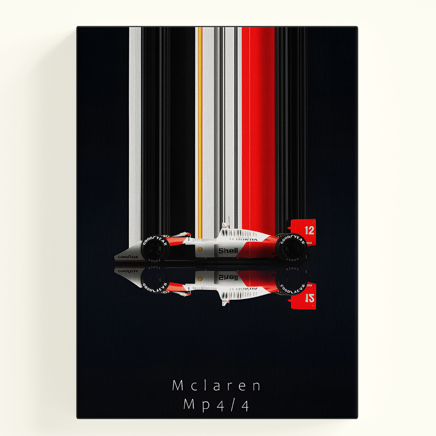 McLaren Abstract Stripes Poster