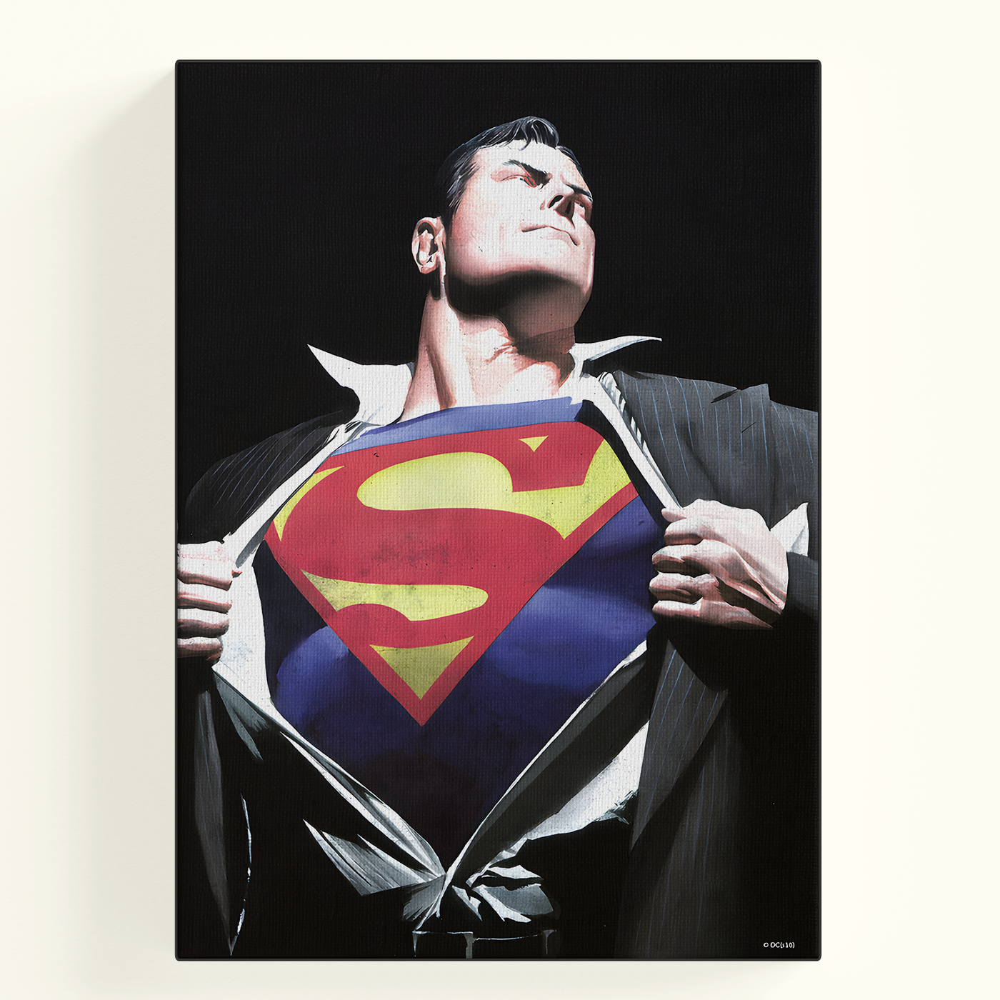 Superman Shirt Open Poster