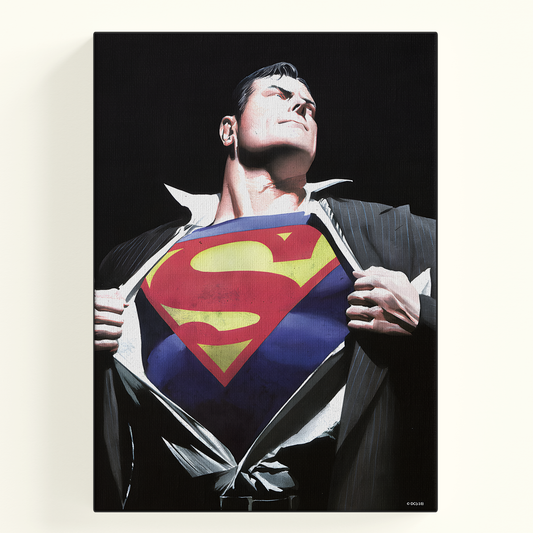 Superman Shirt Open Poster