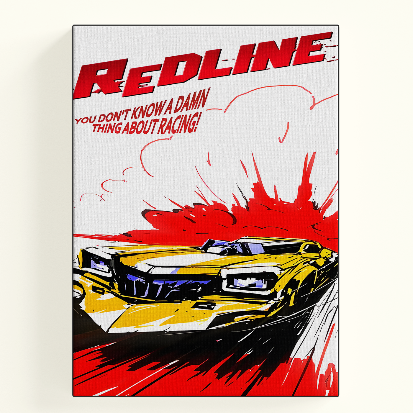 Redline Car Poster