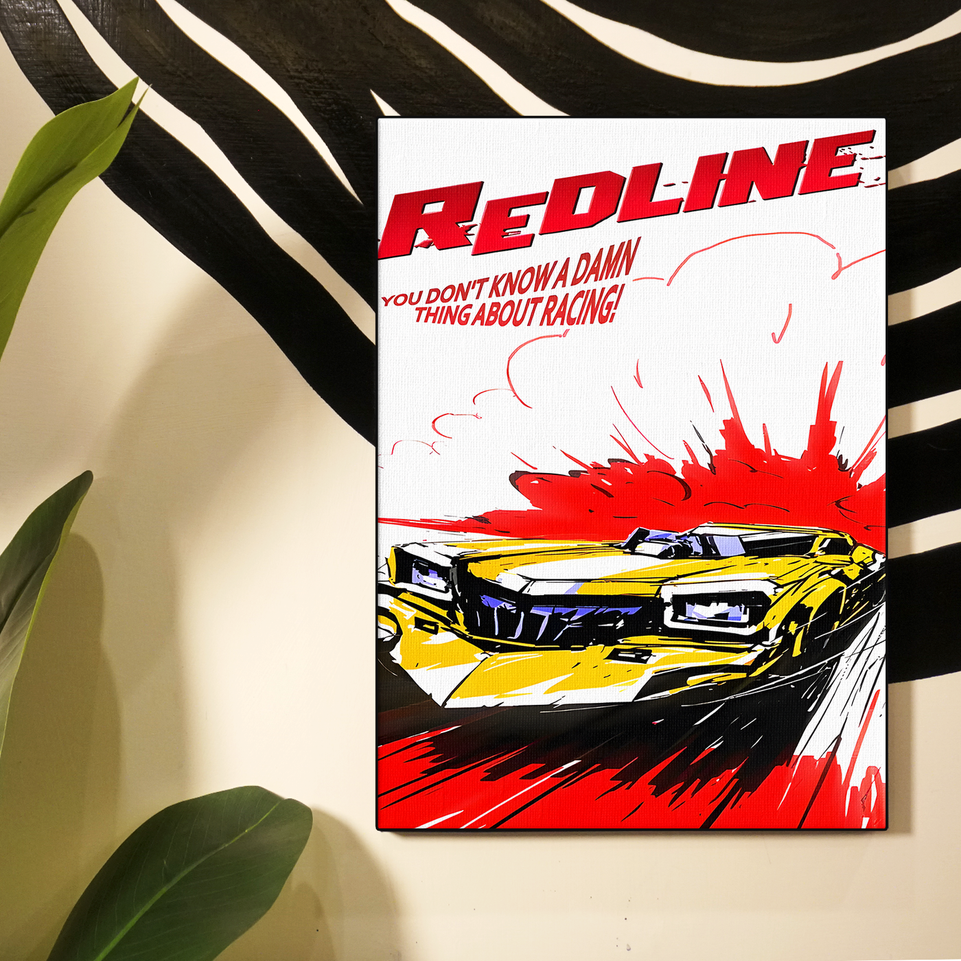 Redline Car Poster