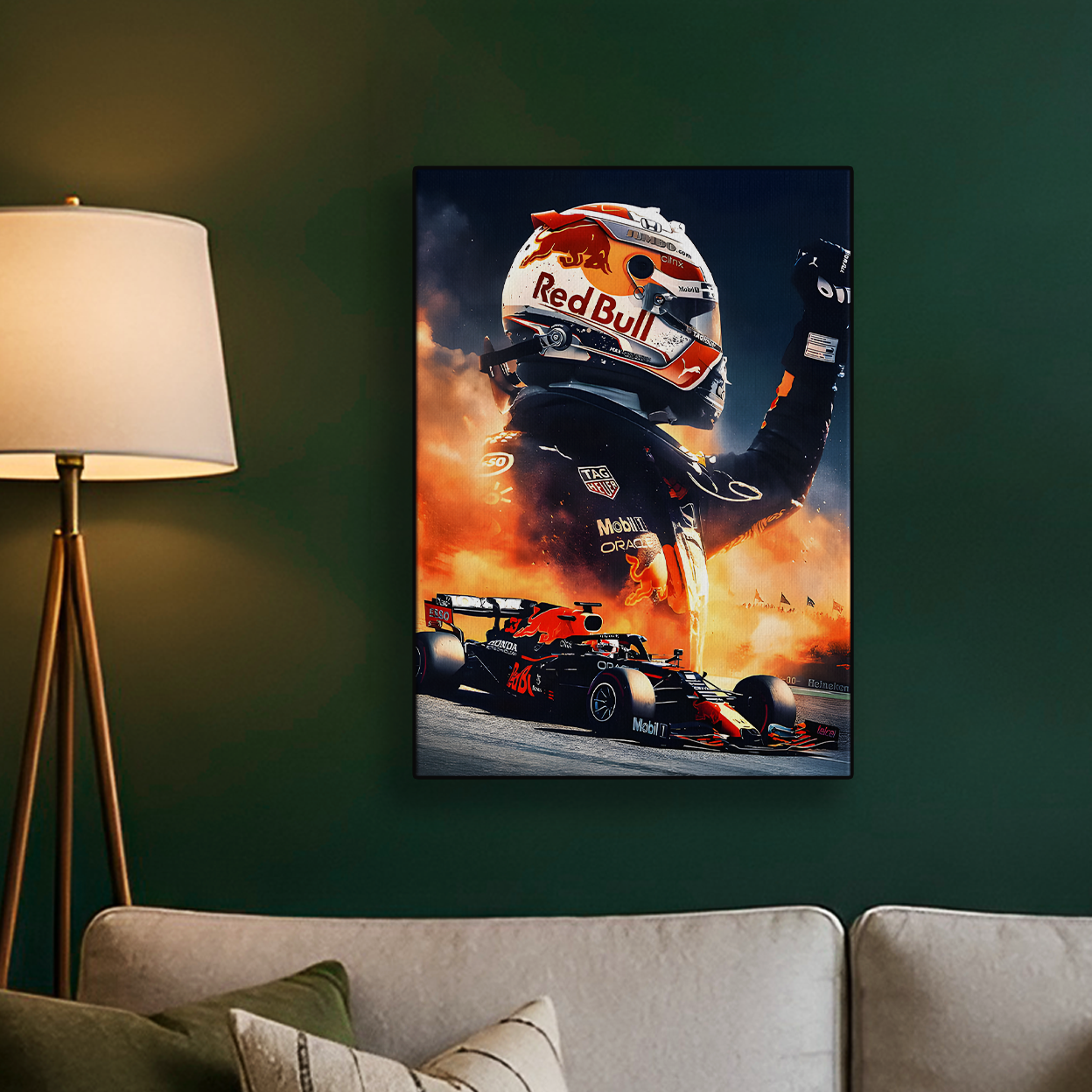 McLaren Red Bull F1 Poster