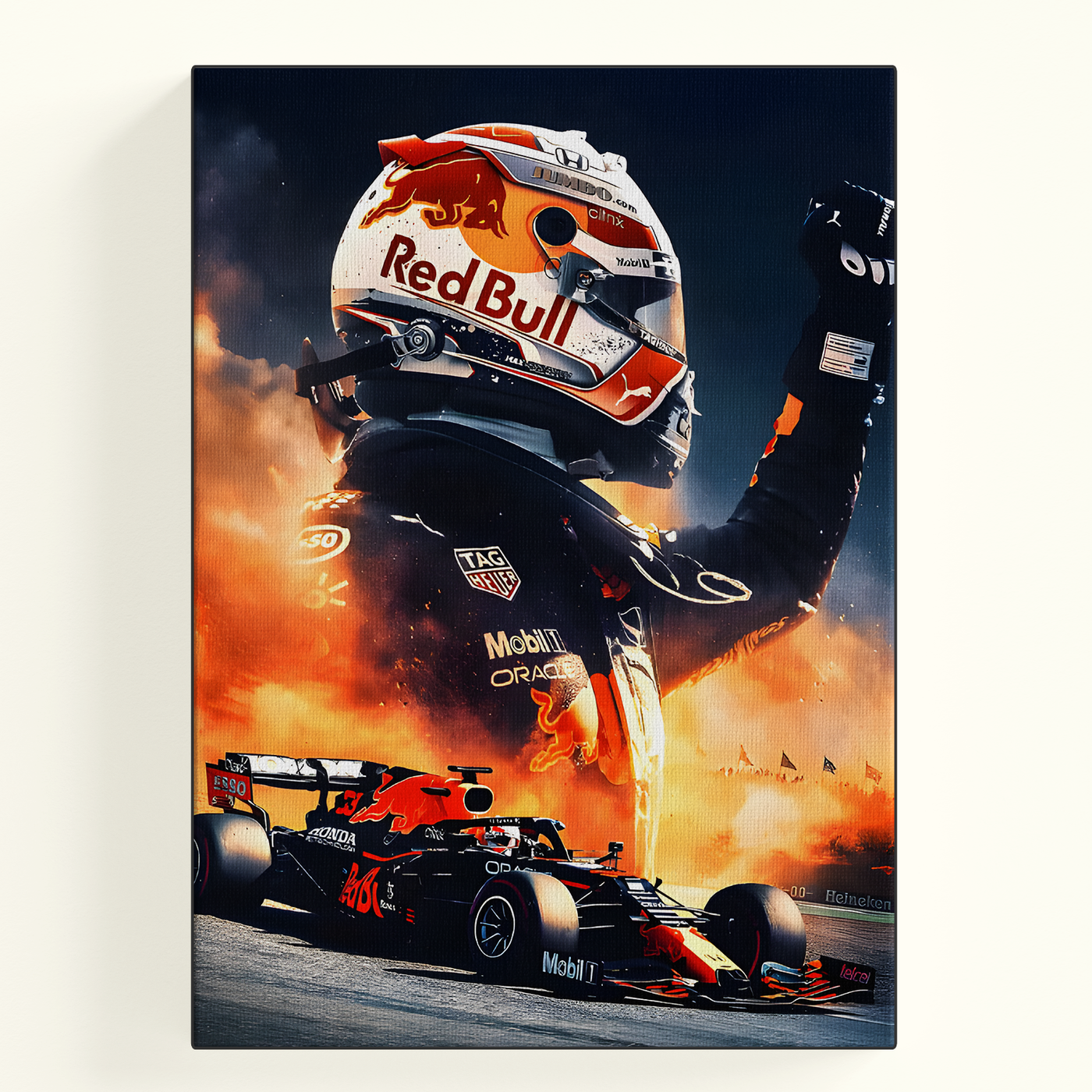 McLaren Red Bull F1 Poster
