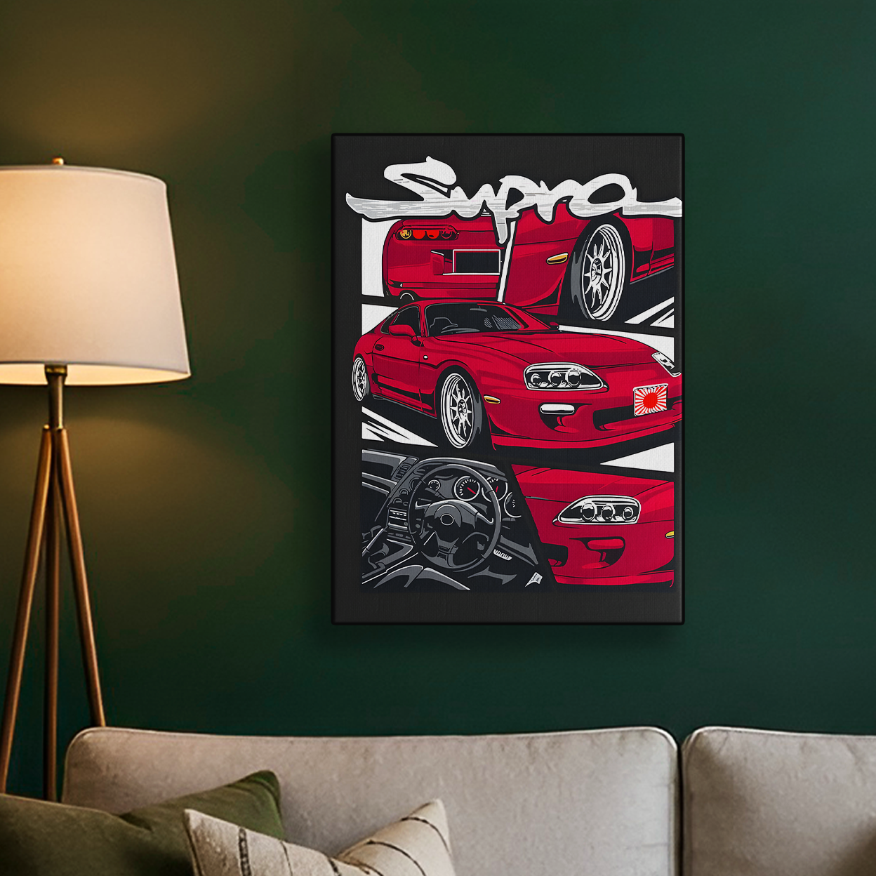 Red Supra Poster