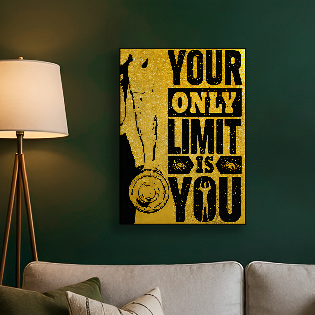 Your Only Limit Is You Yellow Poster
