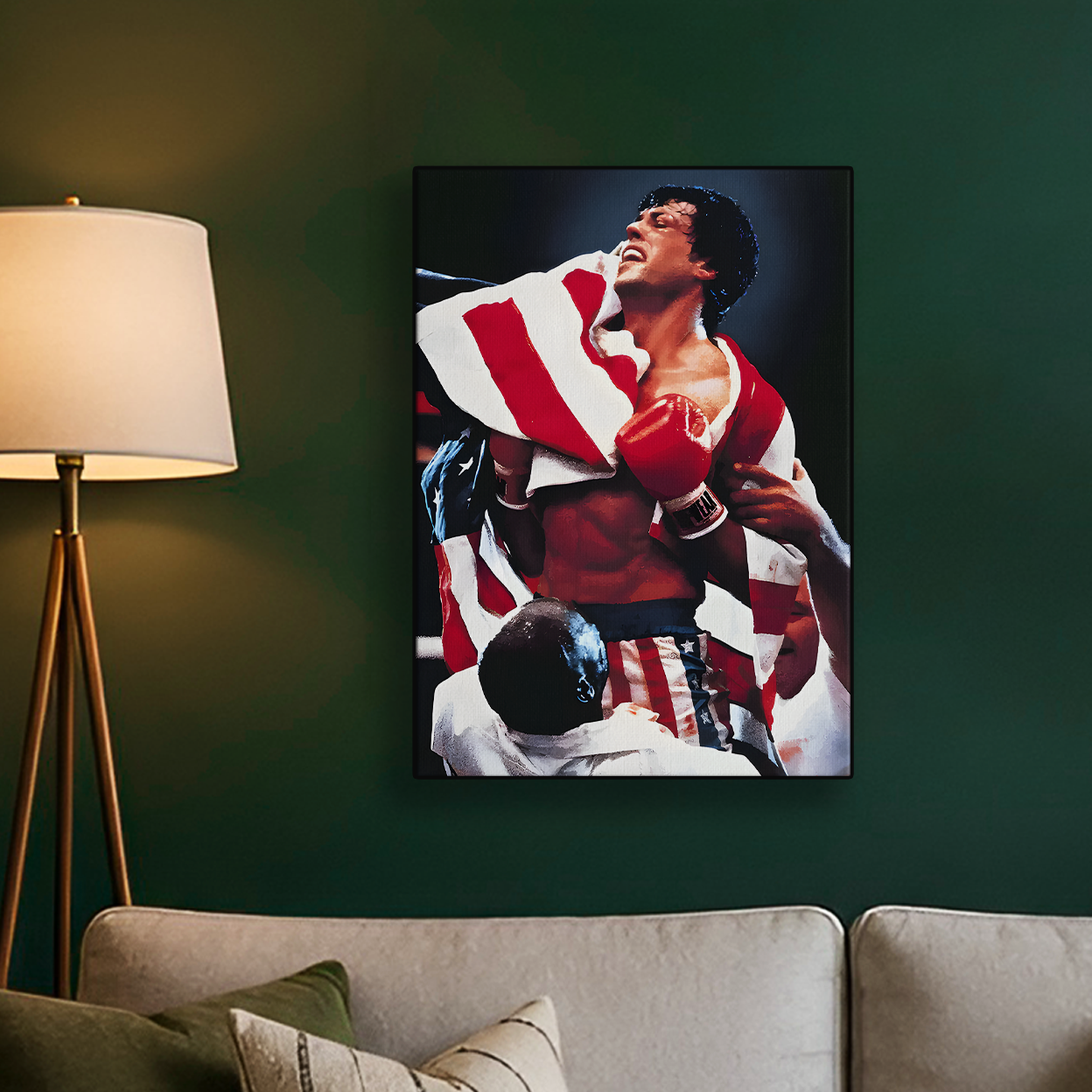 Rocky Style Boxing Poster