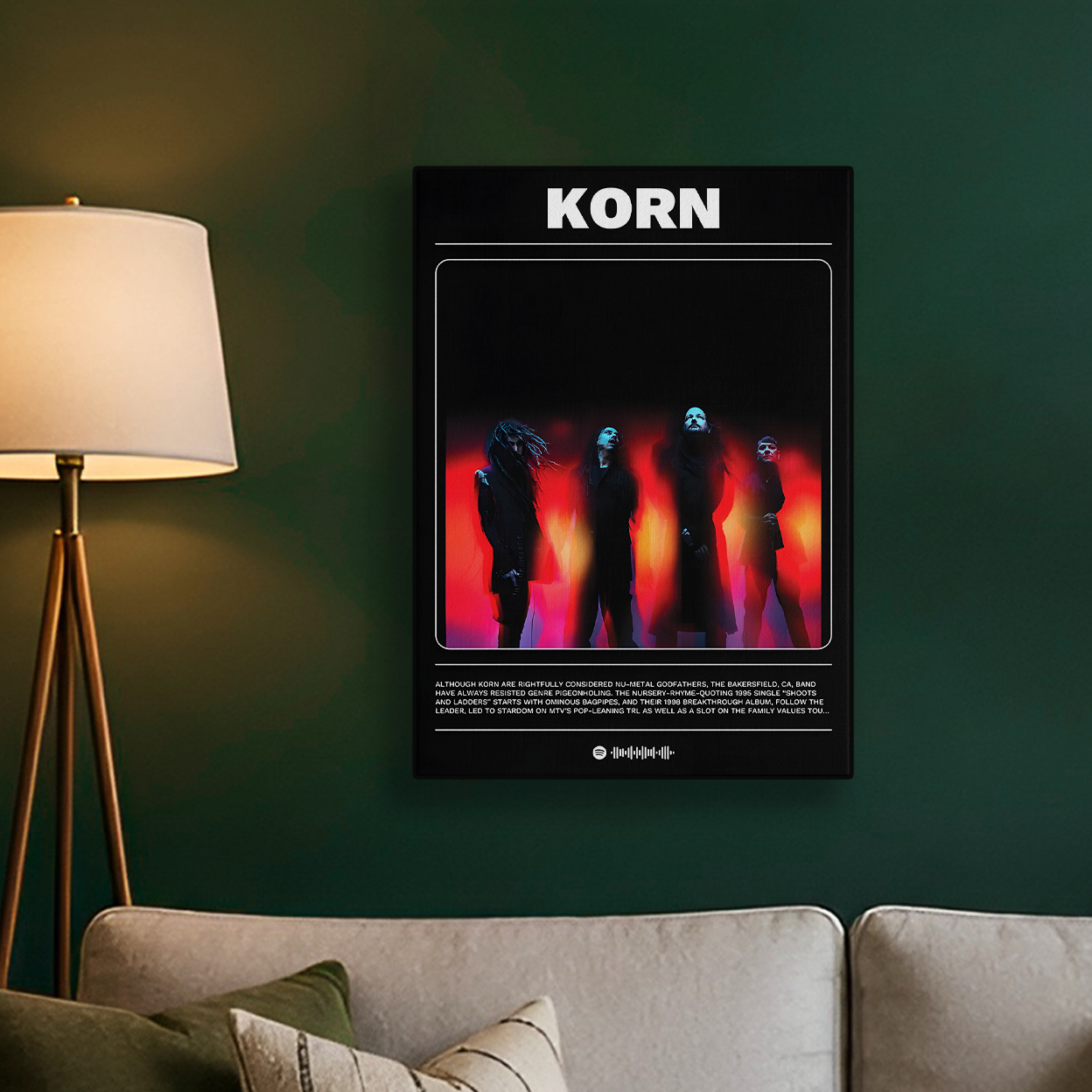 Korn Black Poster