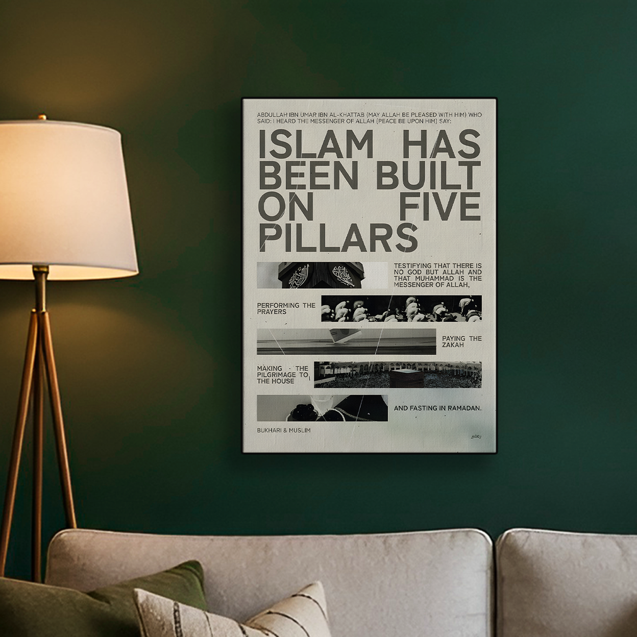 Five Pillars of Islam Poster
