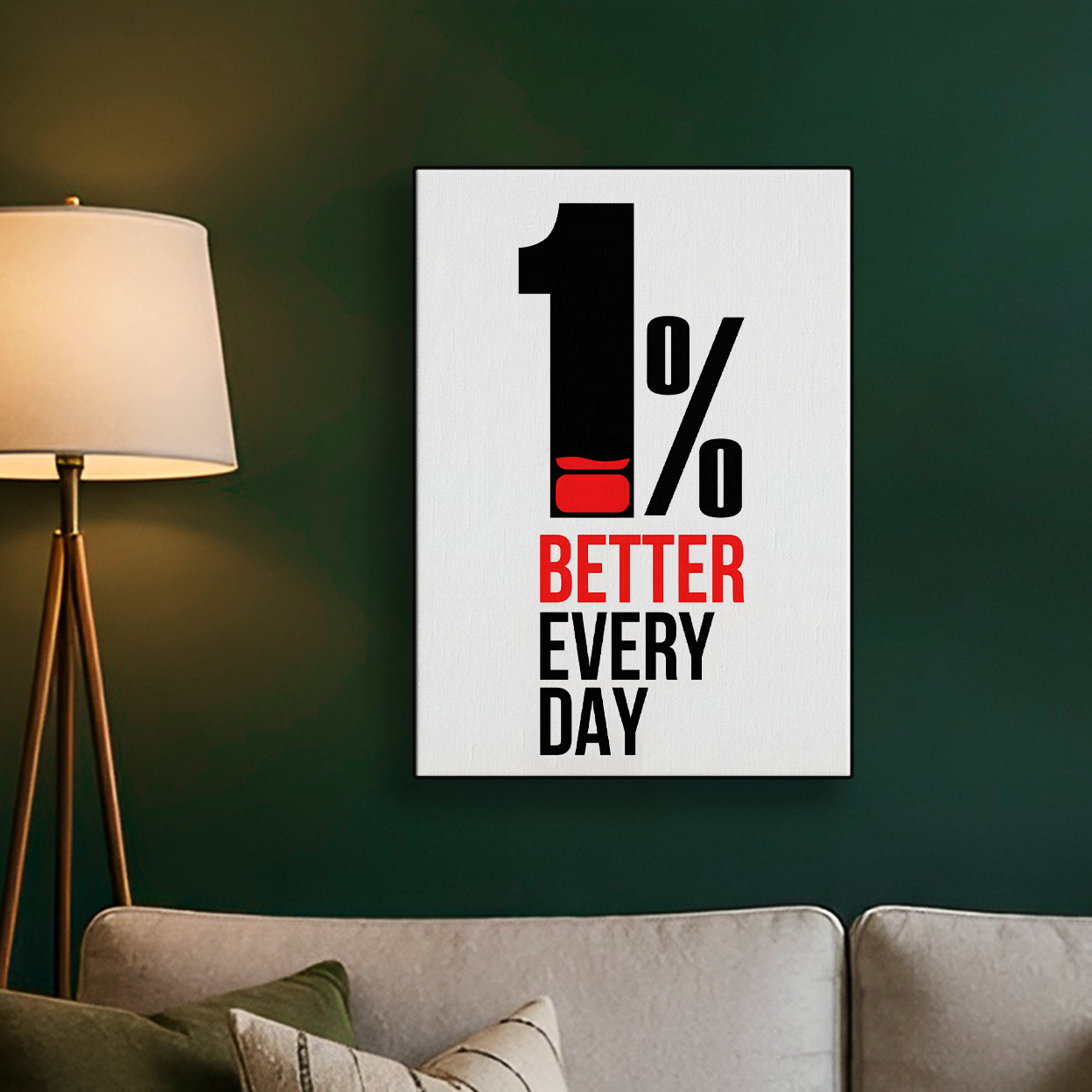 One Percent Better Every Day Poster