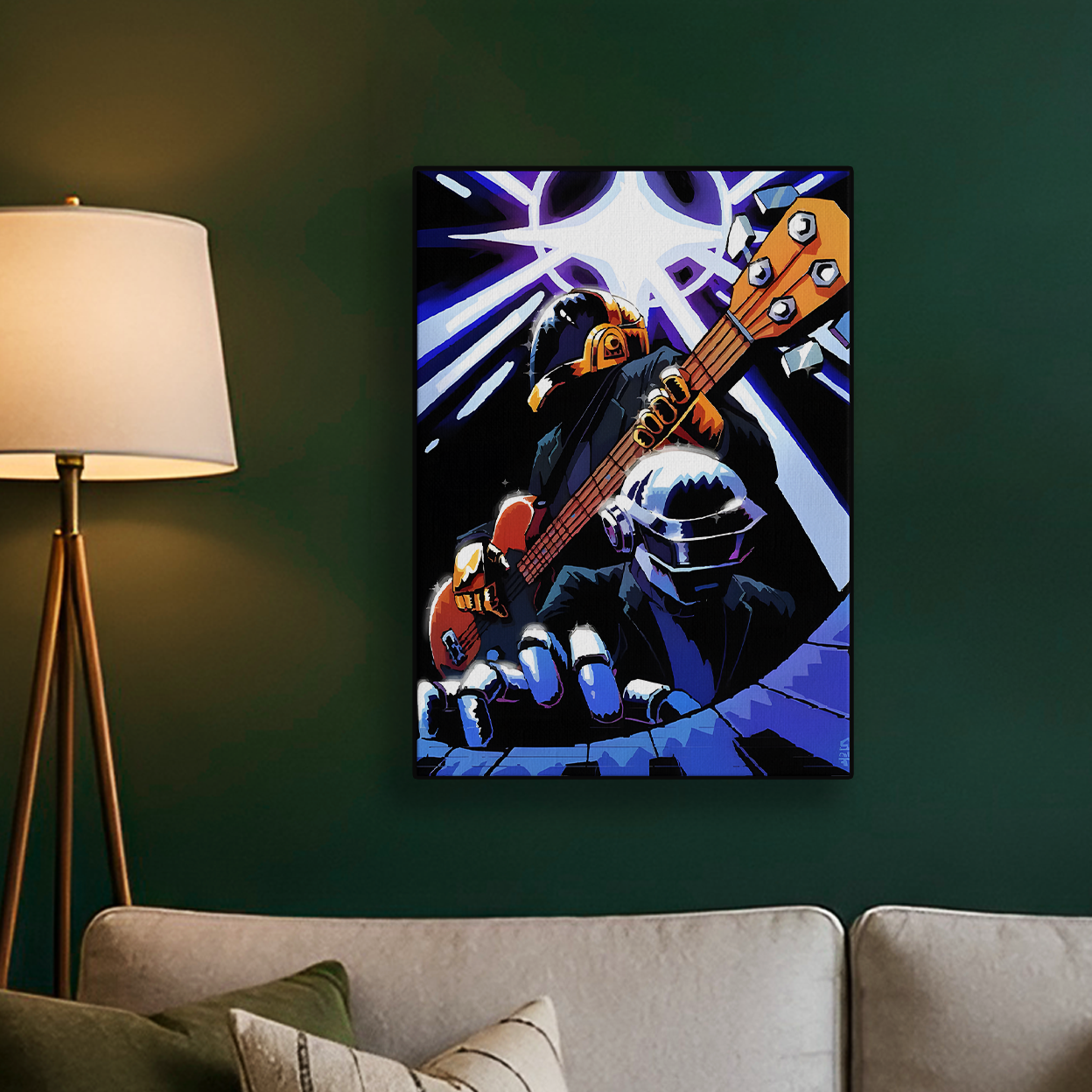 Daft Punk Duo Stage Poster