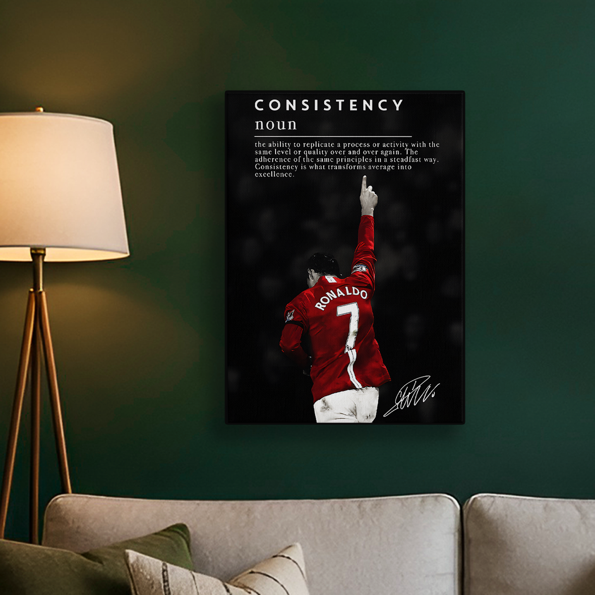 Consistency Definition Ronaldo Poster