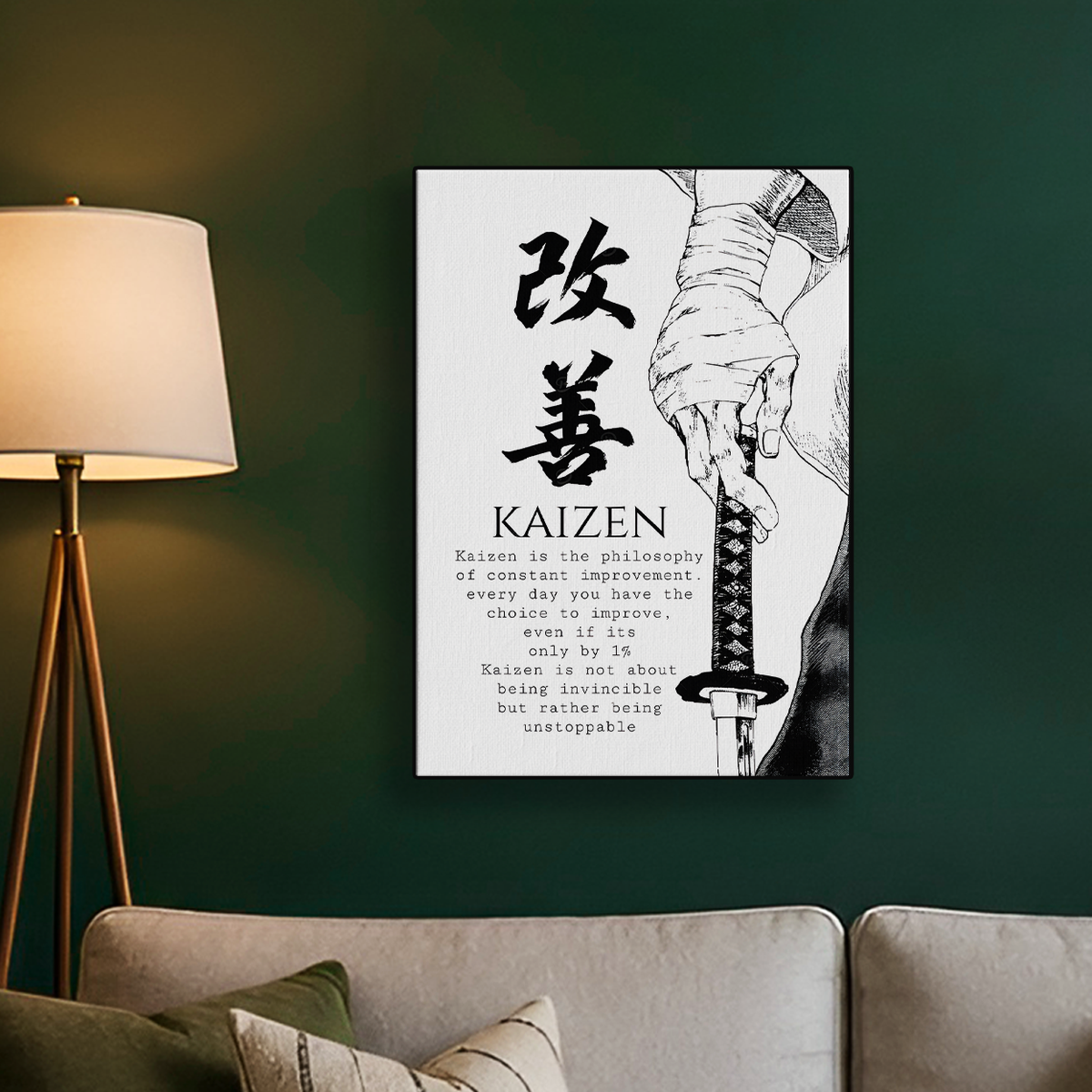 Kaizen Text Poster