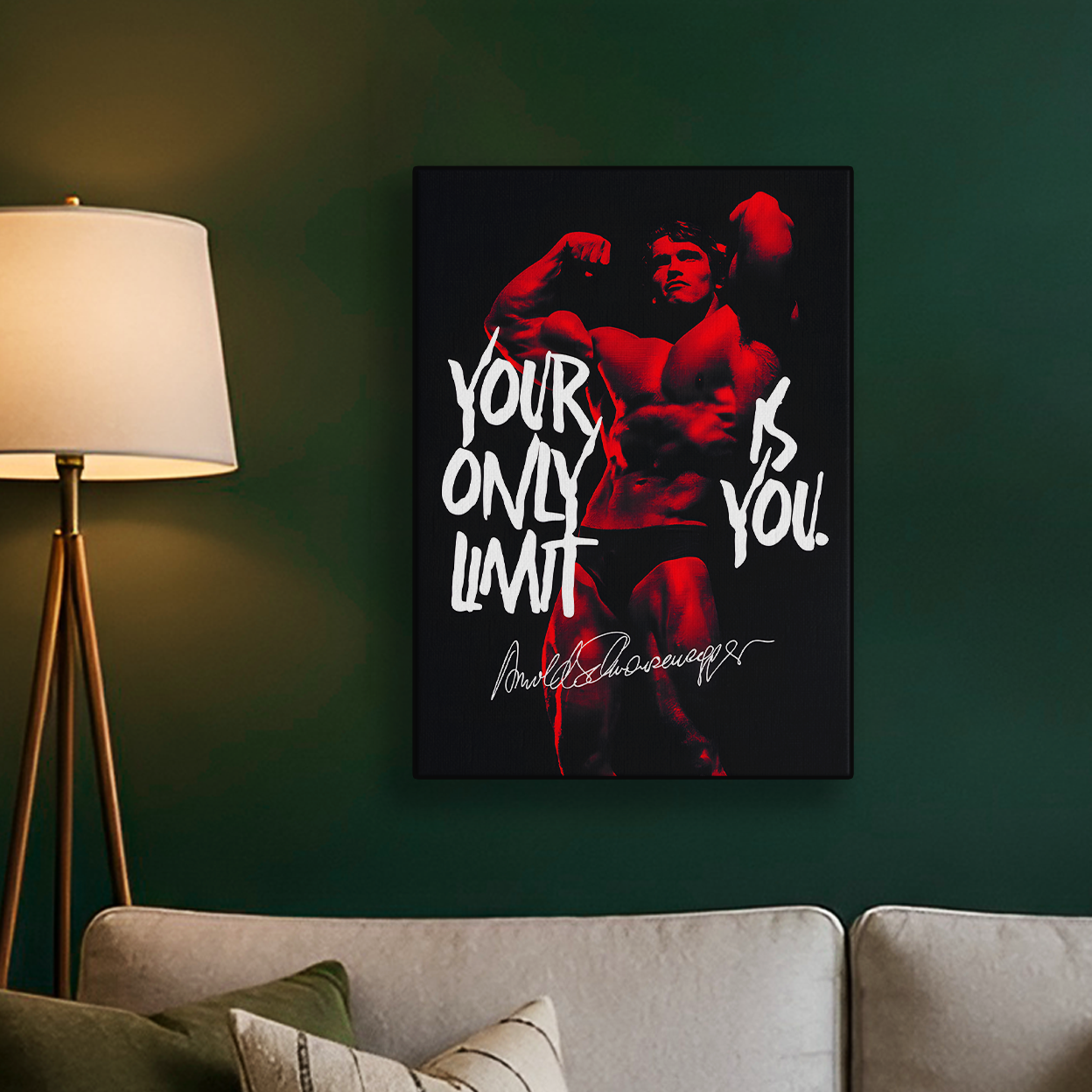Your Only Limit Is You Red Poster