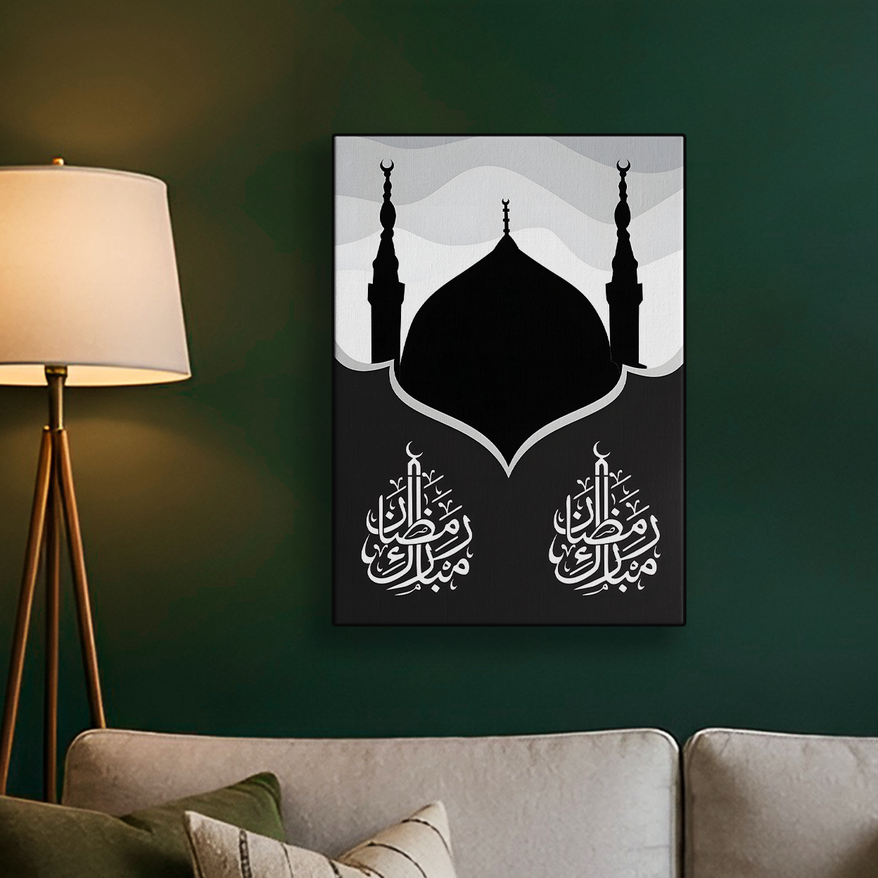 Minimalist Mosque Dome Poster