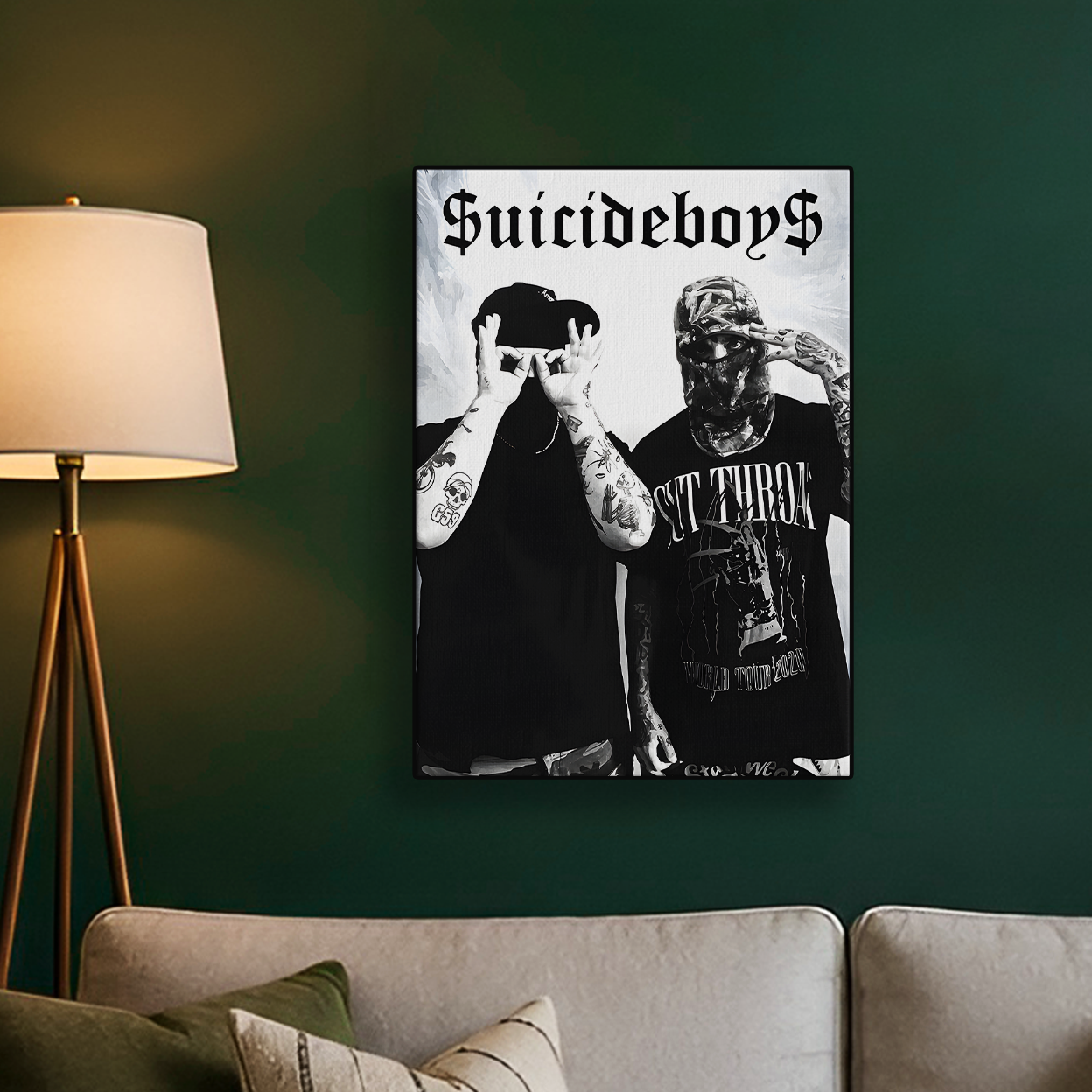 NF Black and White Poster