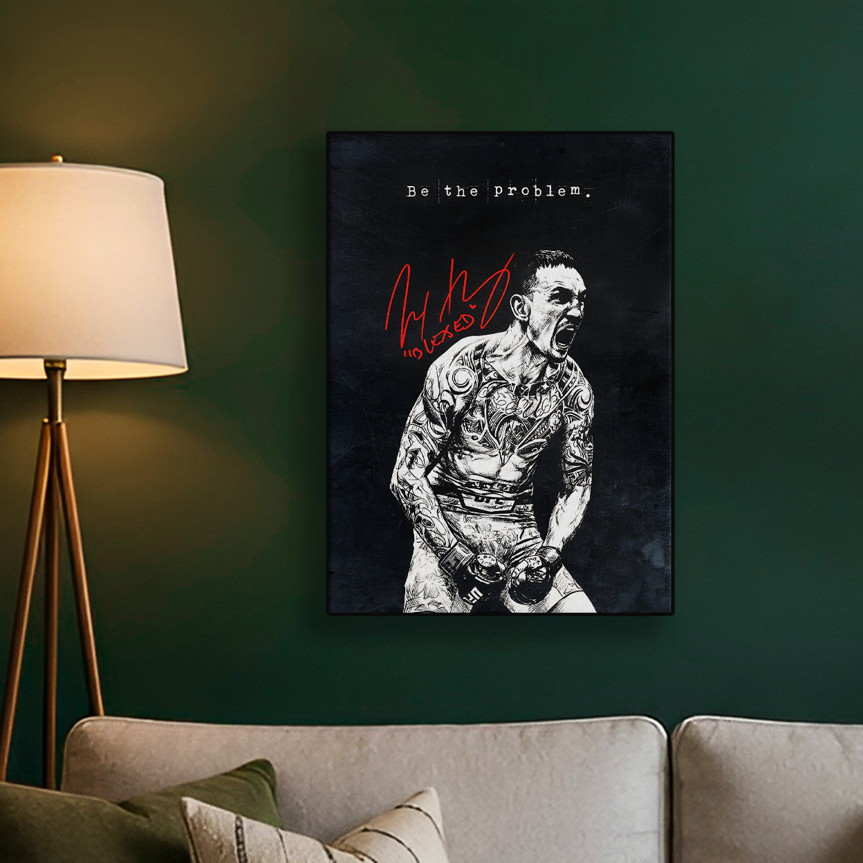 Max Holloway Quote Poster