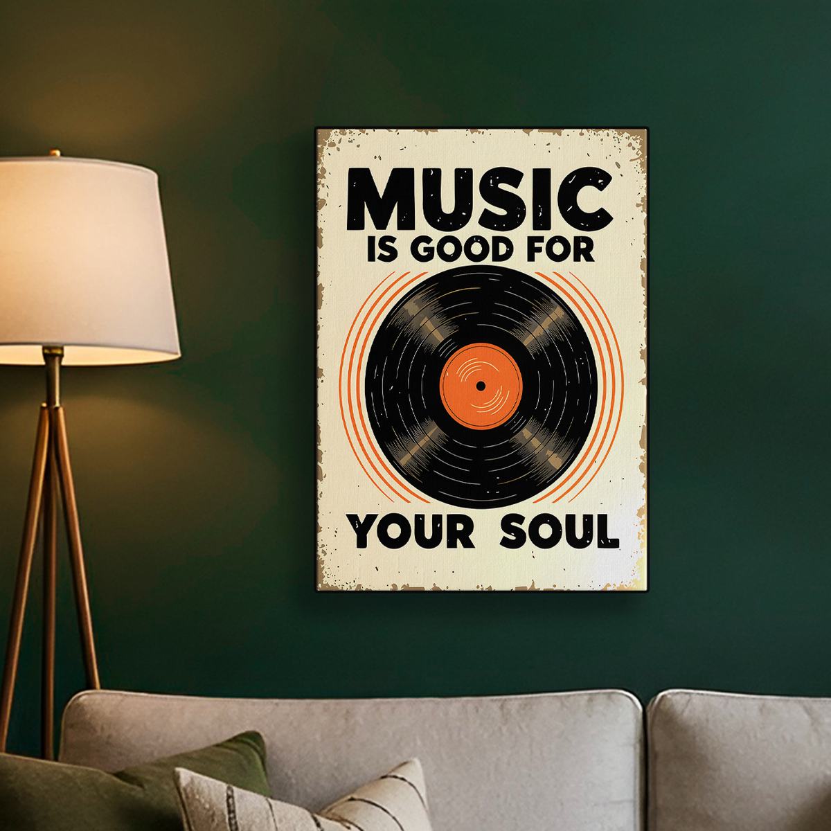 Music Is Good For Your Soul Poster