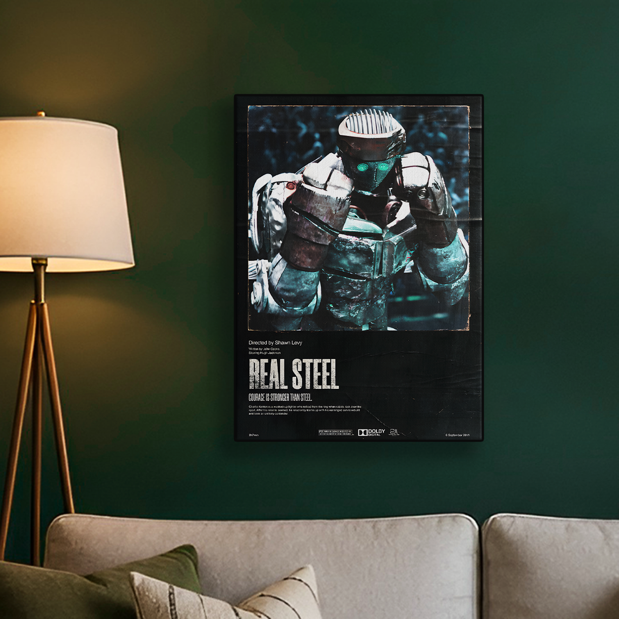Real Steel Boxing Gloves Poster
