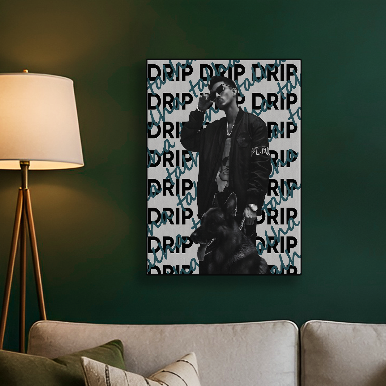 Talha Anjum Drip Poster