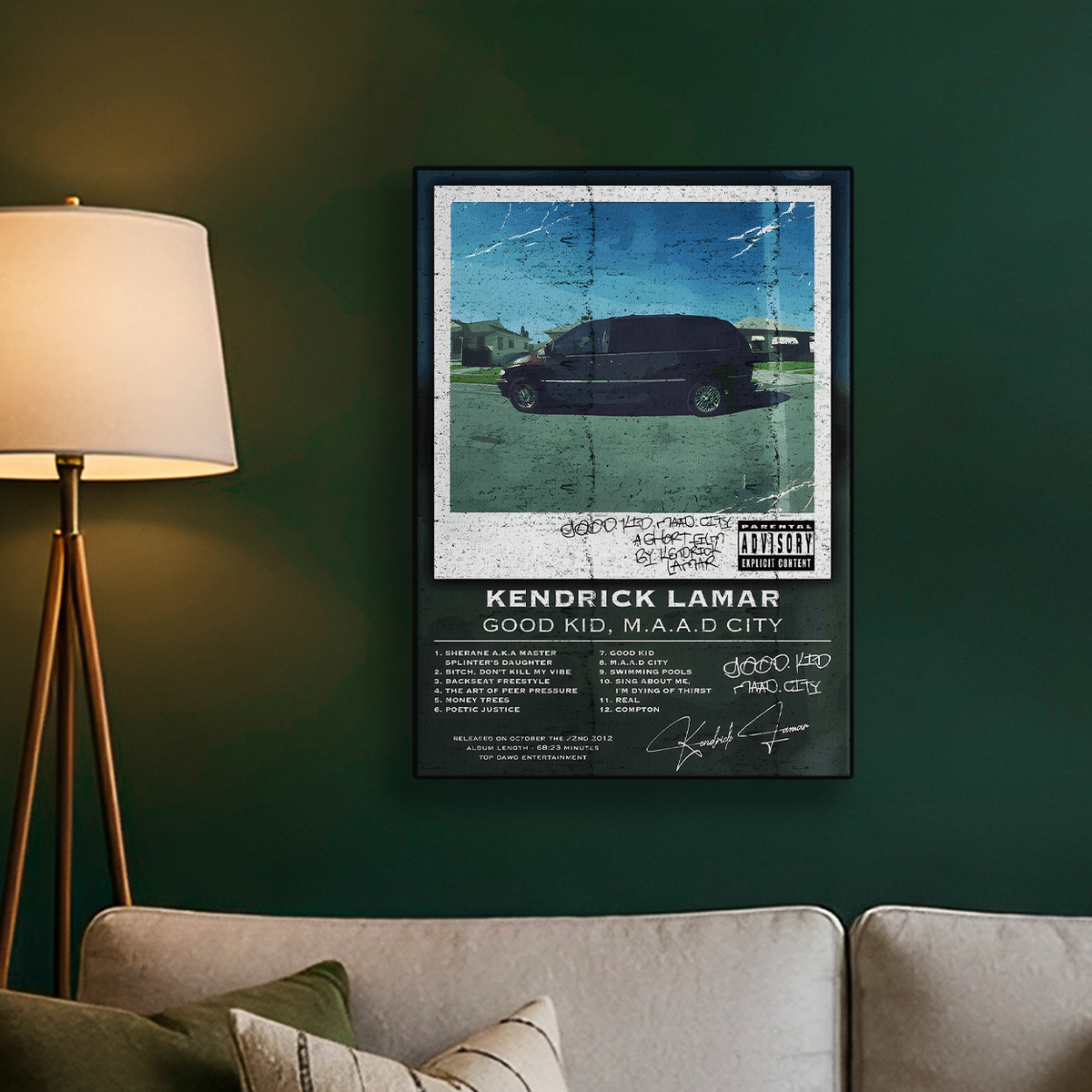 Kendrick Lamar Album Poster