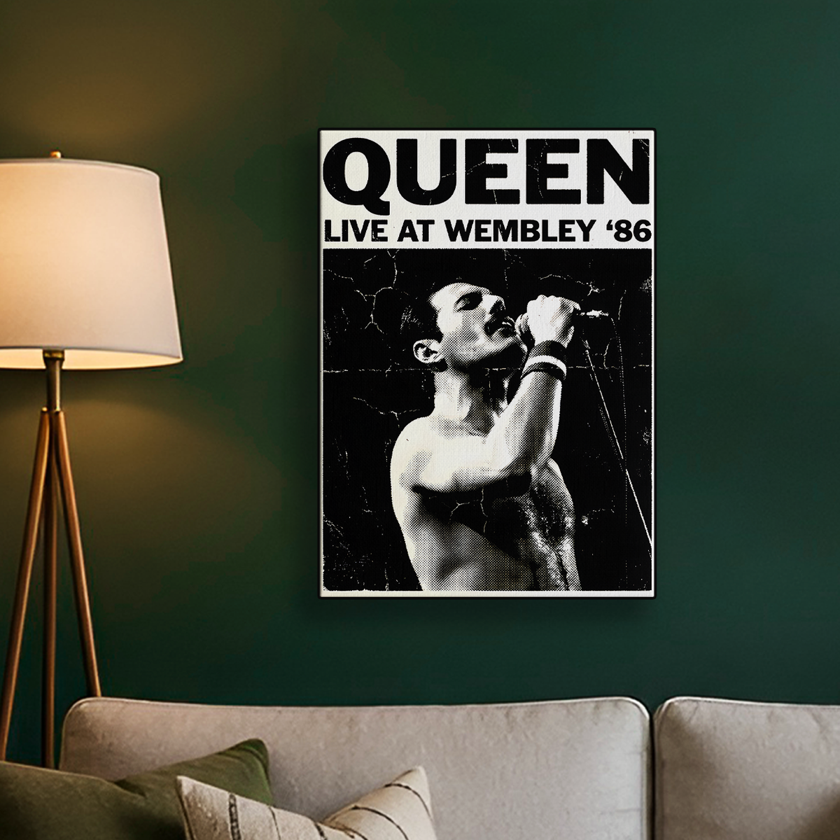 Queen Live at Wembley Poster