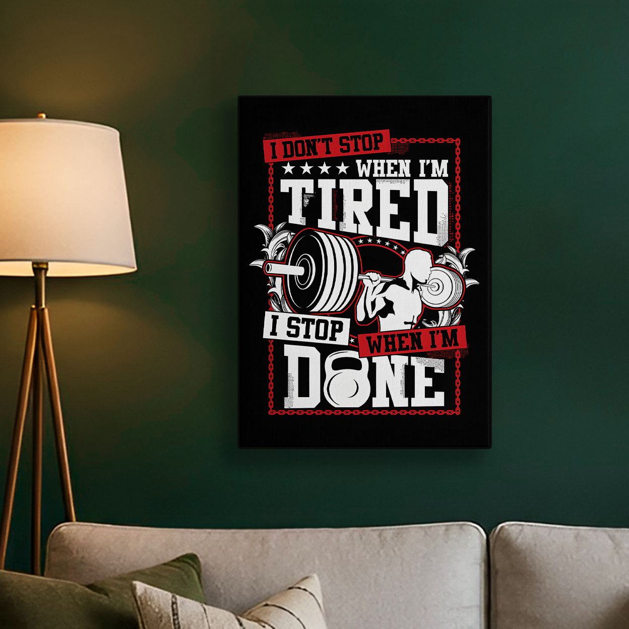 Stop When Im Done Poster