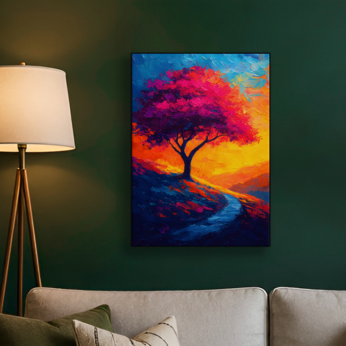 Colorful Tree Poster