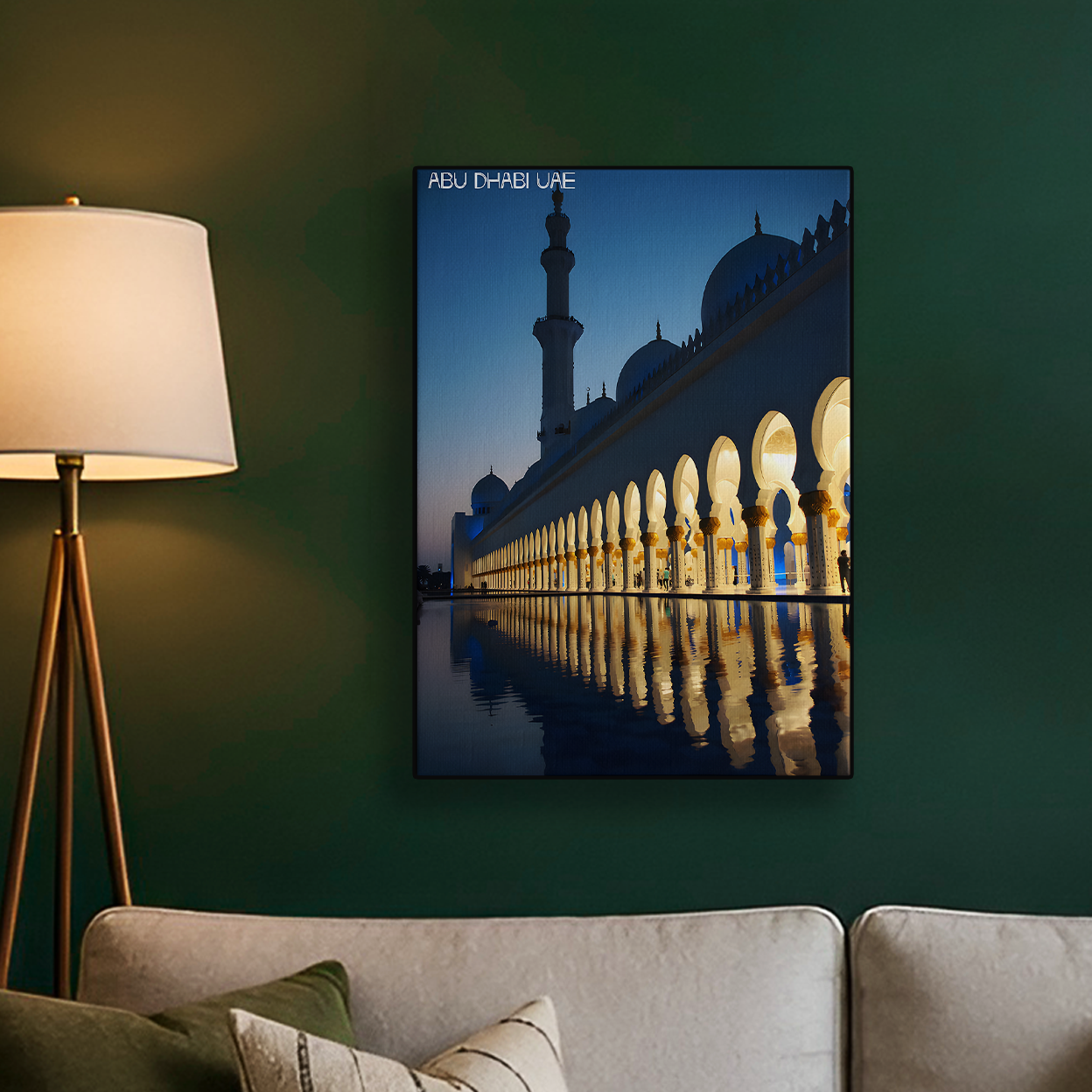 Istanbul Mosque Bridge Poster