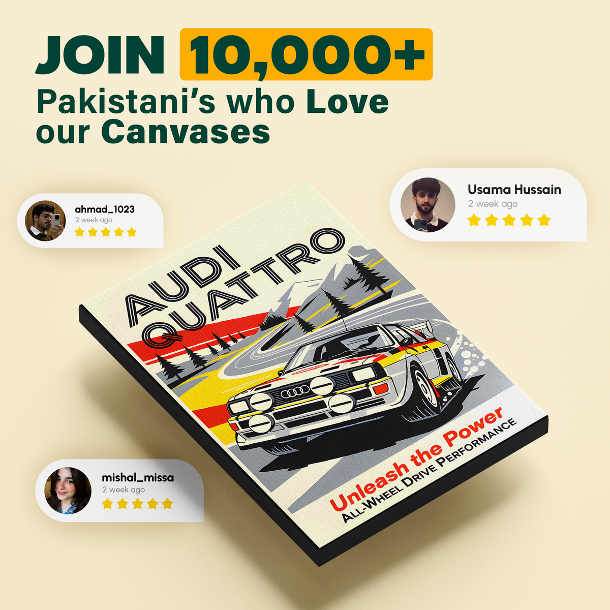 Audi Quattro Culture Poster