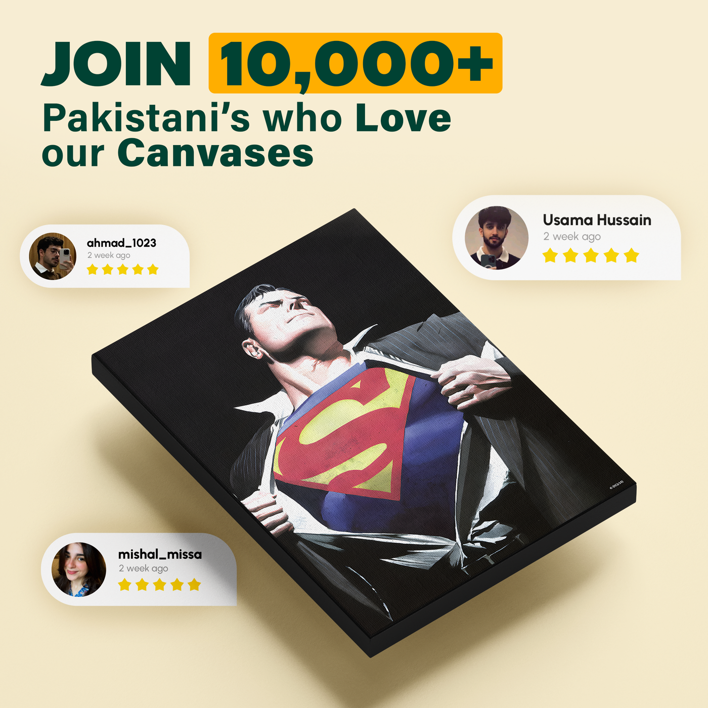 Superman Shirt Open Poster