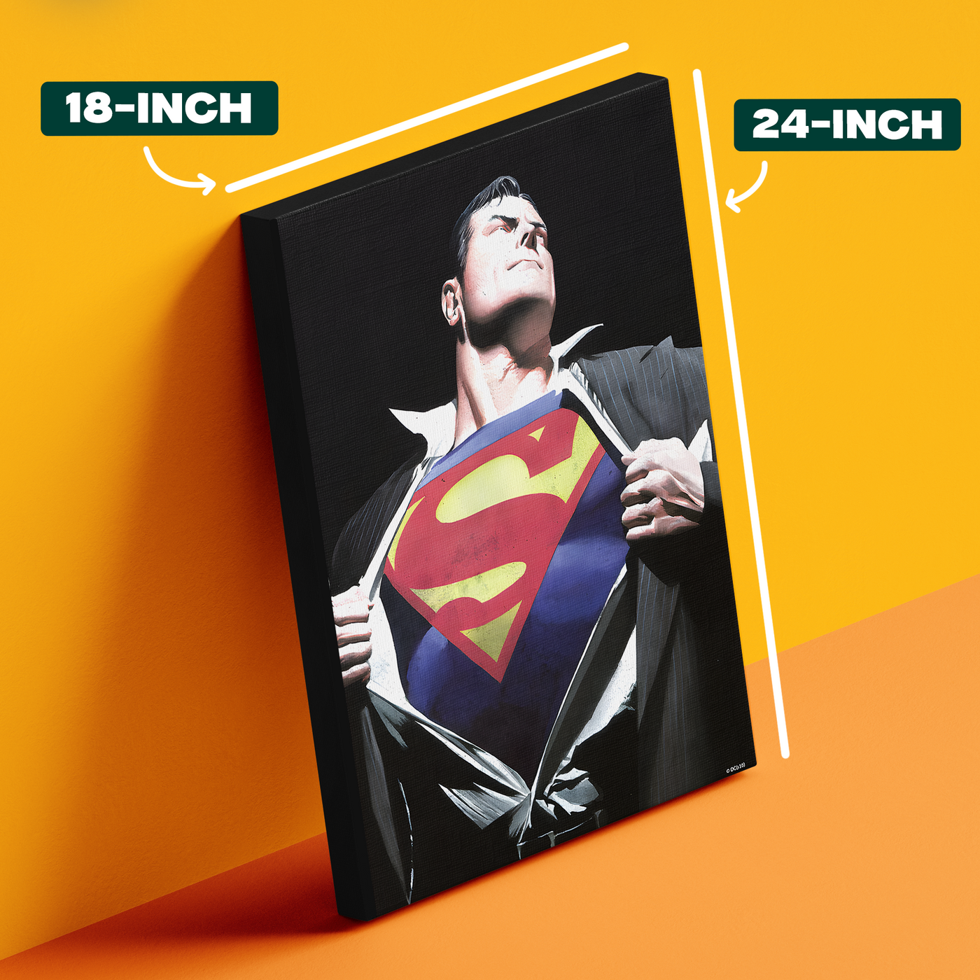 Superman Shirt Open Poster