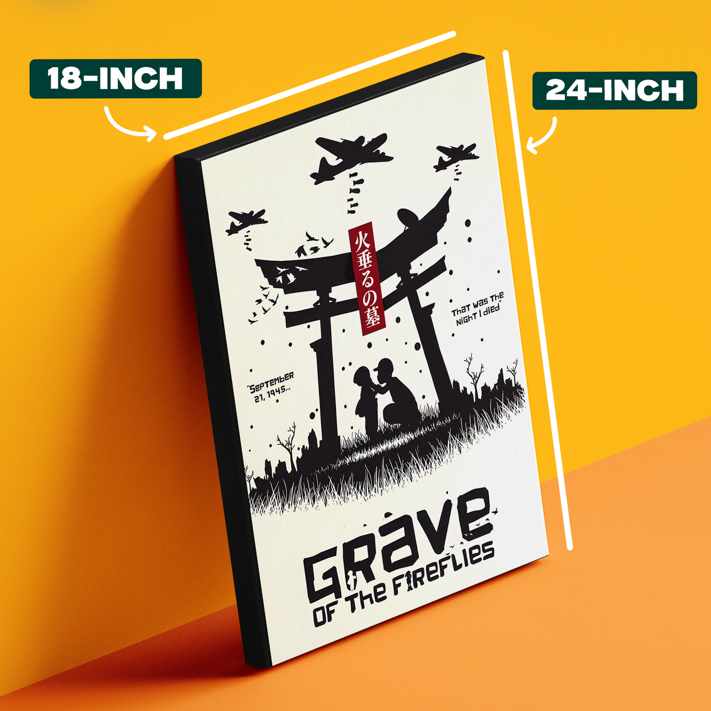 Grave of the Fireflies Poster