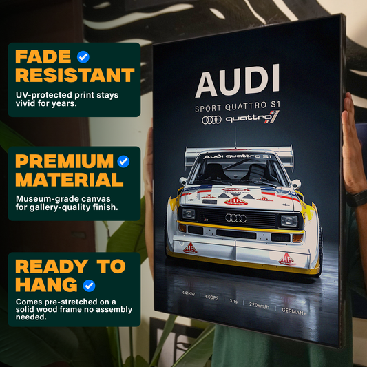 Audi Sport Quattro S1 Poster